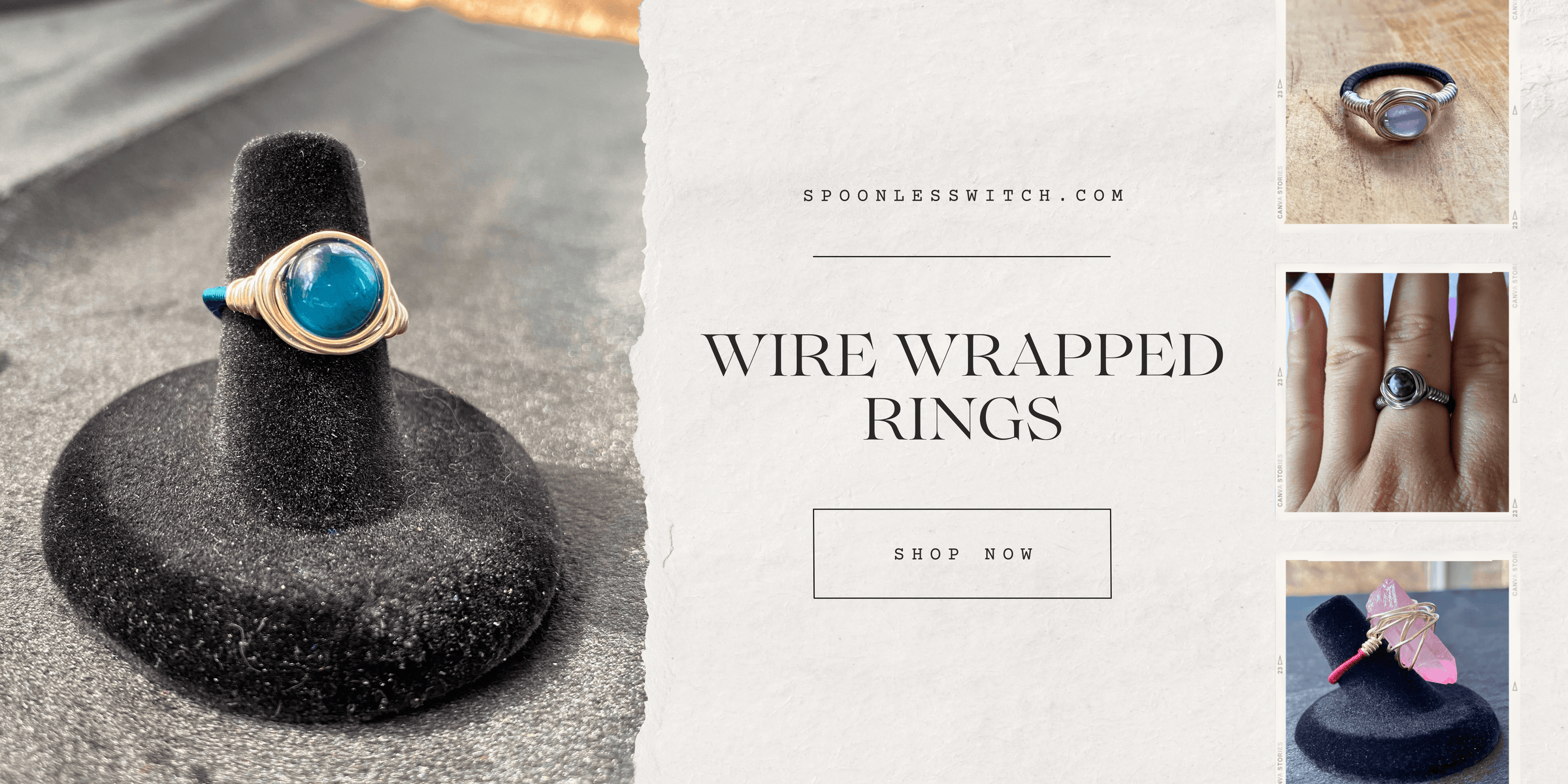 Wire Wrapped Rings Collection