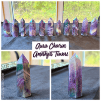 Aura Chevron Amethyst Towers