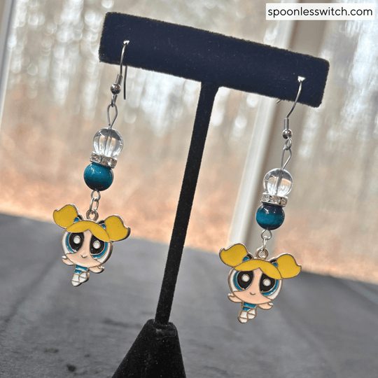 The Powerpuff Girls Jewelry Sets, Bubbles, Galaxy Tiger’s Eye