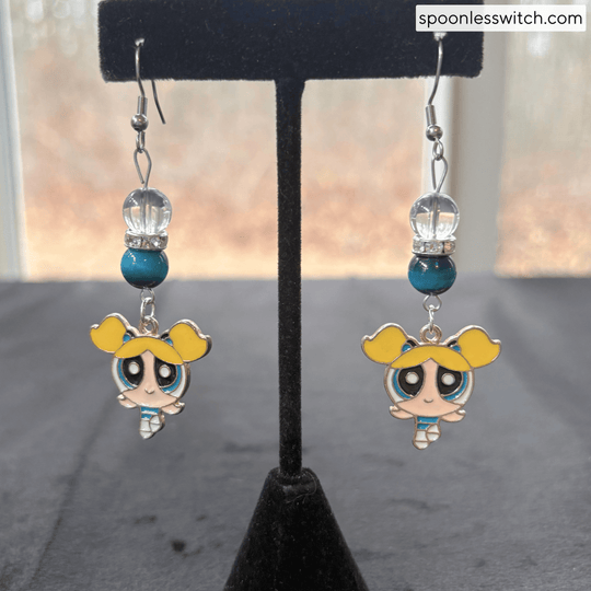 The Powerpuff Girls Jewelry Sets, Bubbles, Galaxy Tiger’s Eye