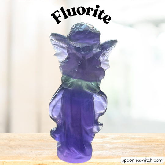 Enchanting Gemstone Angel Statues for Serenity