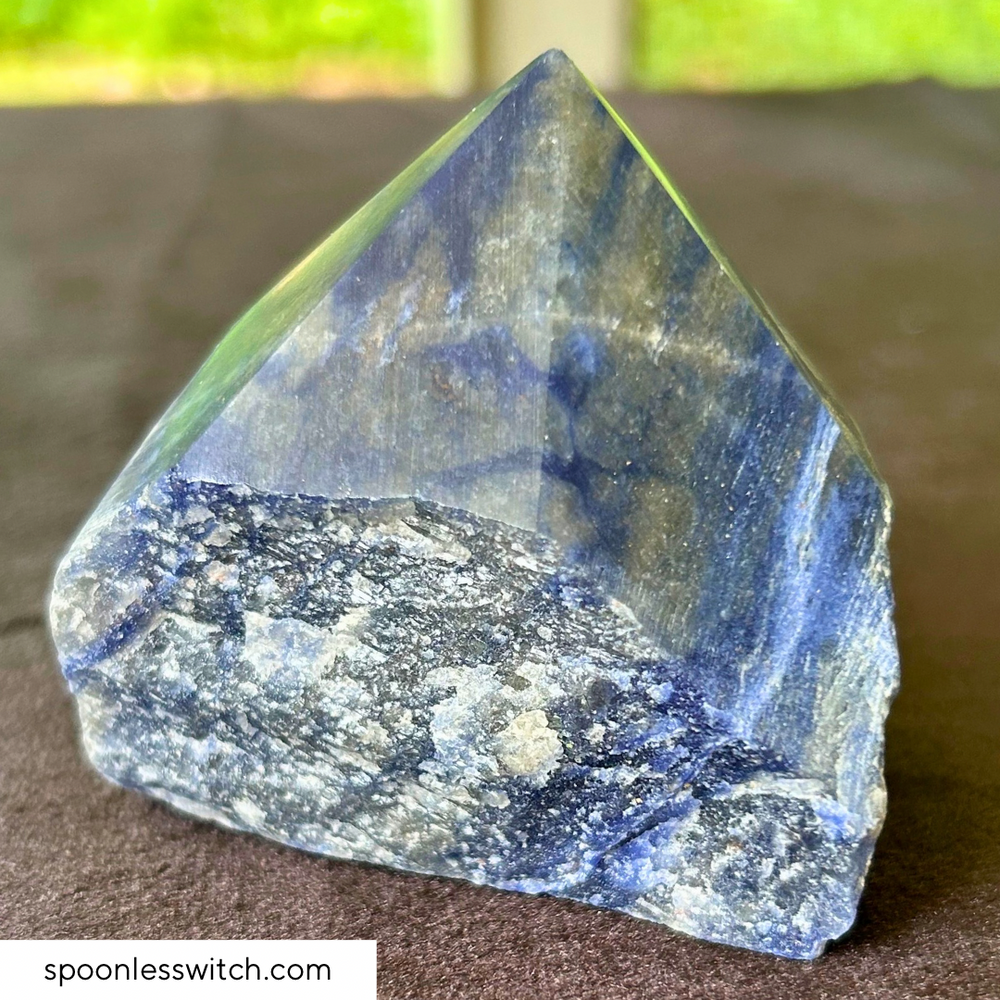 Top Polished Sodalite / Sodalite Cut Base Point