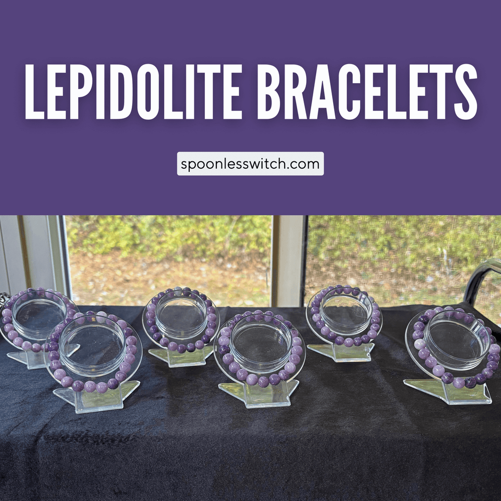 Elegant Lepidolite Bracelets for Calm & Balance