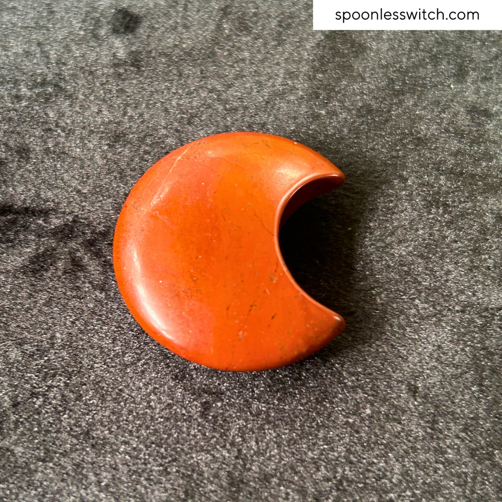 Red Jasper Pocket Moon